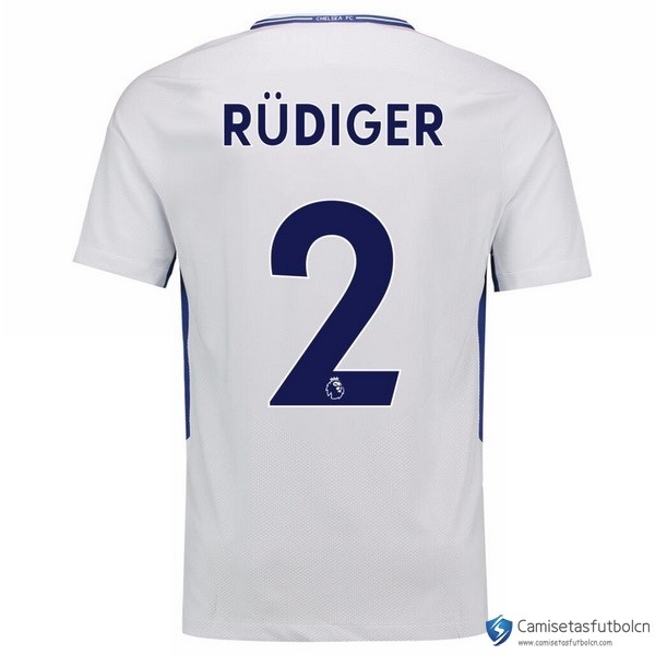 Camiseta Chelsea Segunda equipo Rudiger 2017-18